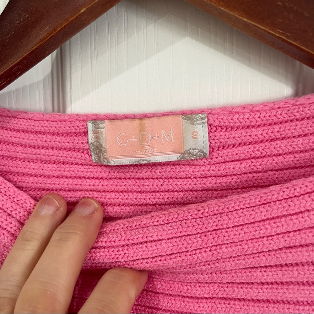 Vibrant Pink Ribbed Sweater - Picture 4 of 7